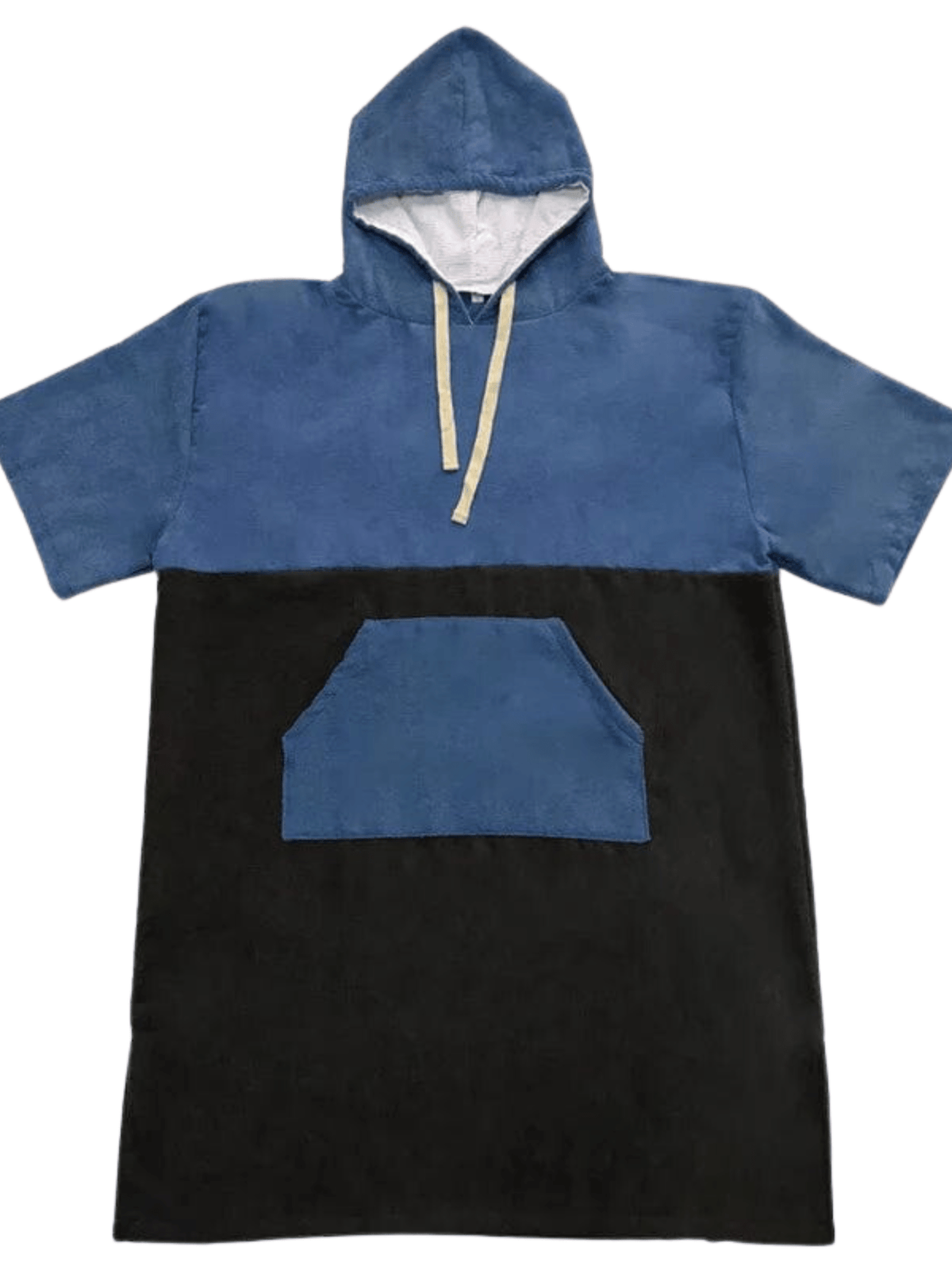 Poncho de Plage Polyvalent  Bleu 2 / Adulte  112 x 75 cm / Polyester/Coton