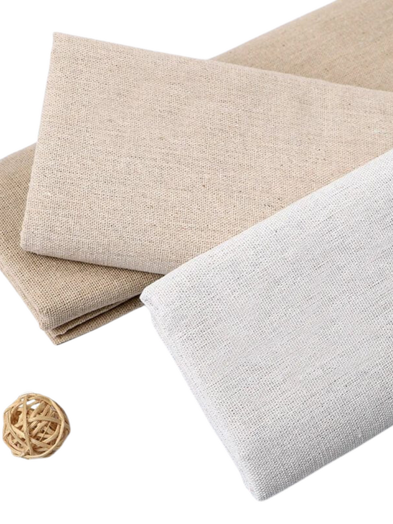 Tissu Coton/Lin pour Poncho DIY 