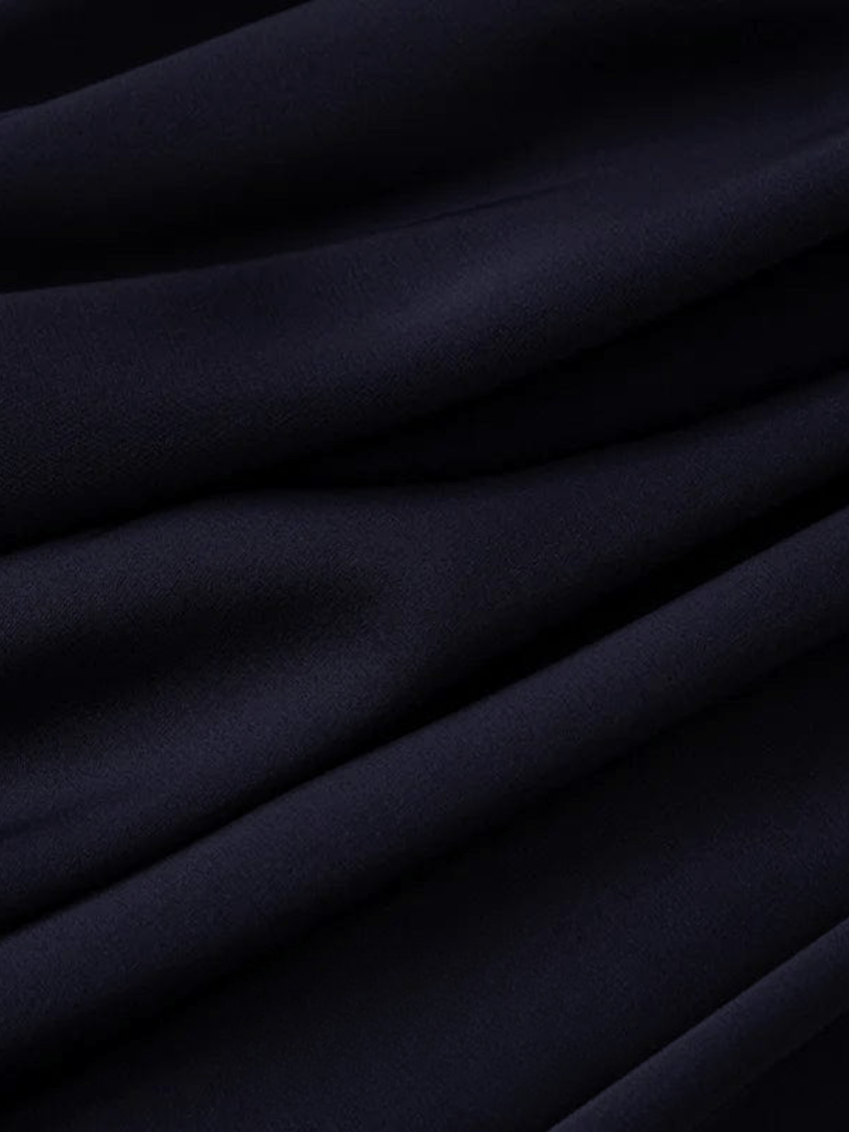 Tissu Mousseline Premium - Idéal Ponchos  Bleu Marine / 0.5mX1.5m / 100% Polyester