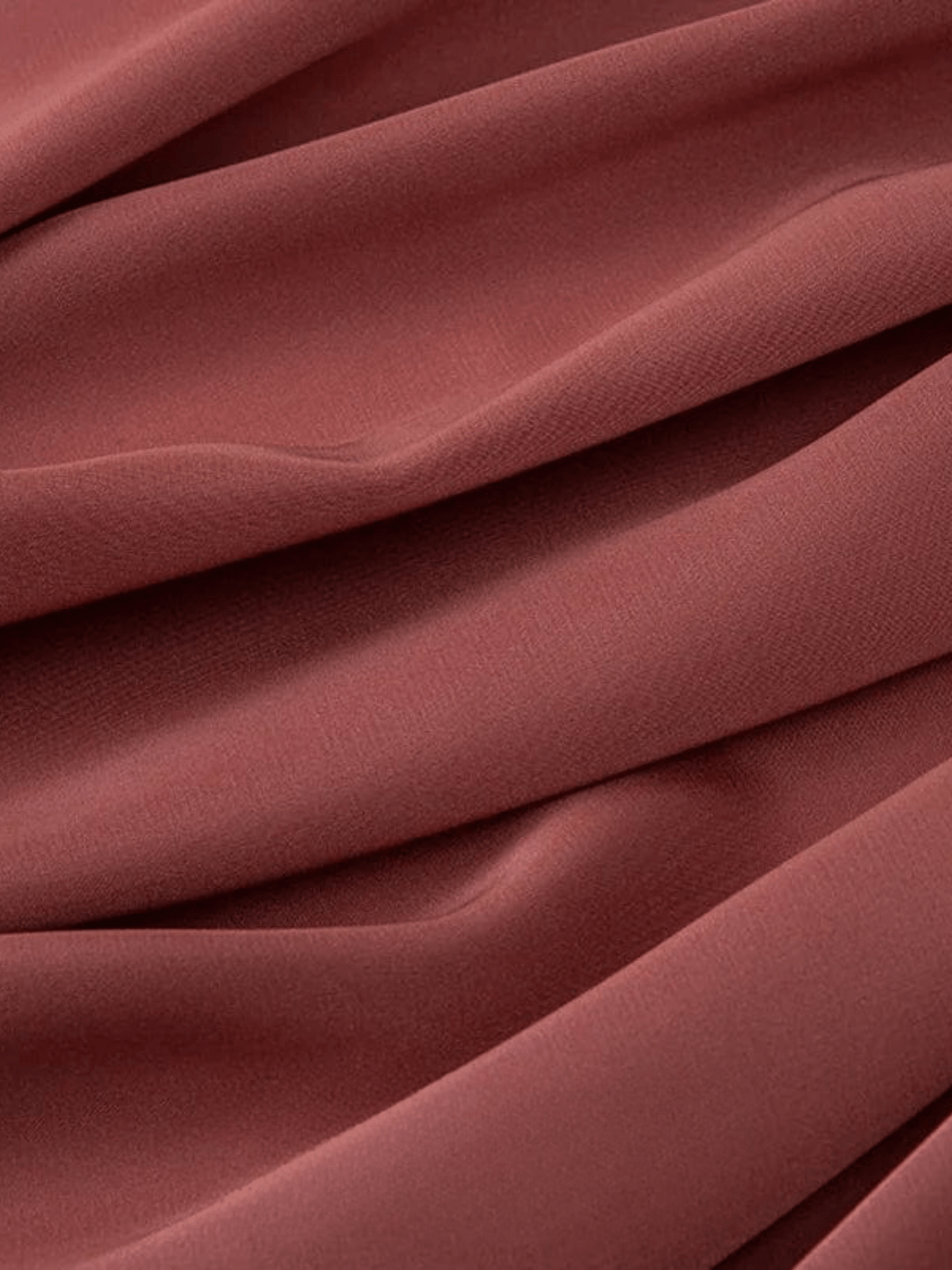 Tissu Mousseline Premium - Idéal Ponchos  Bourgogne / 0.5mX1.5m / 100% Polyester