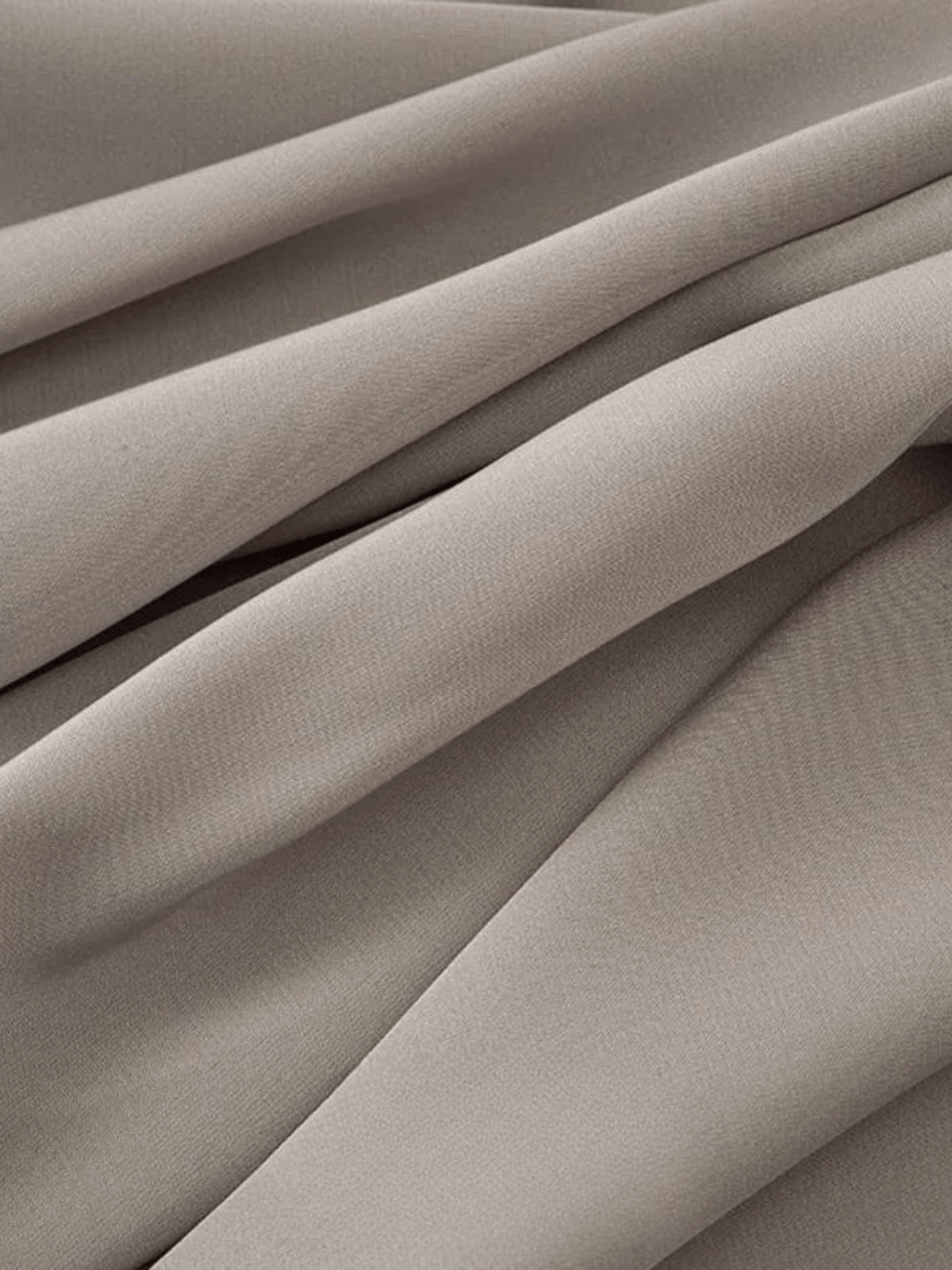 Tissu Mousseline Premium - Idéal Ponchos  Gris Argenté / 0.5mX1.5m / 100% Polyester