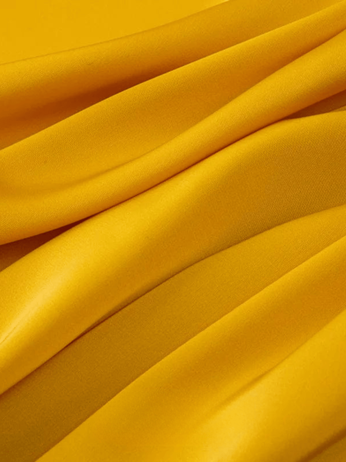 Tissu Mousseline Premium - Idéal Ponchos  Jaune / 0.5mX1.5m / 100% Polyester