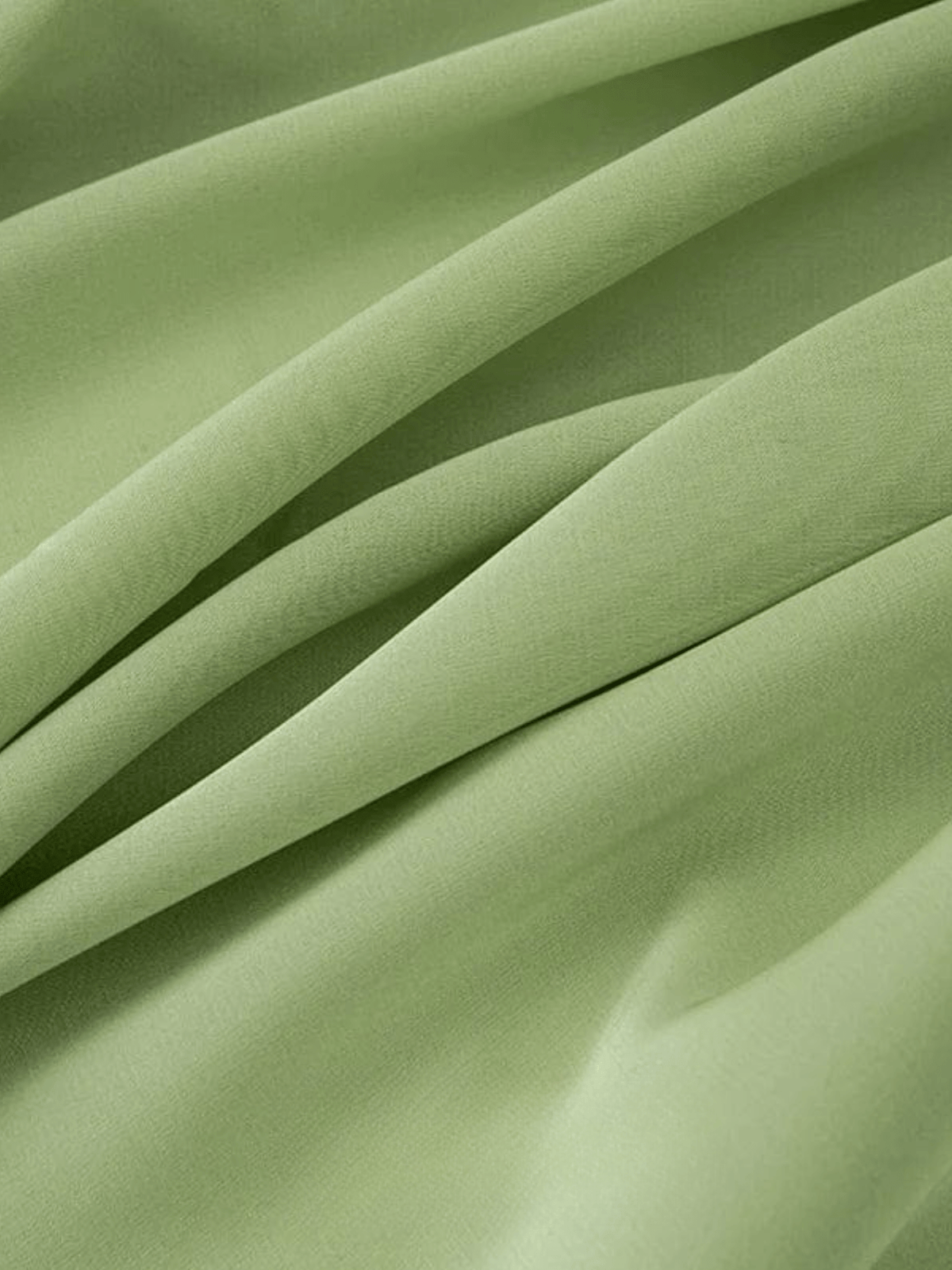 Tissu Mousseline Premium - Idéal Ponchos  Vert / 0.5mX1.5m / 100% Polyester