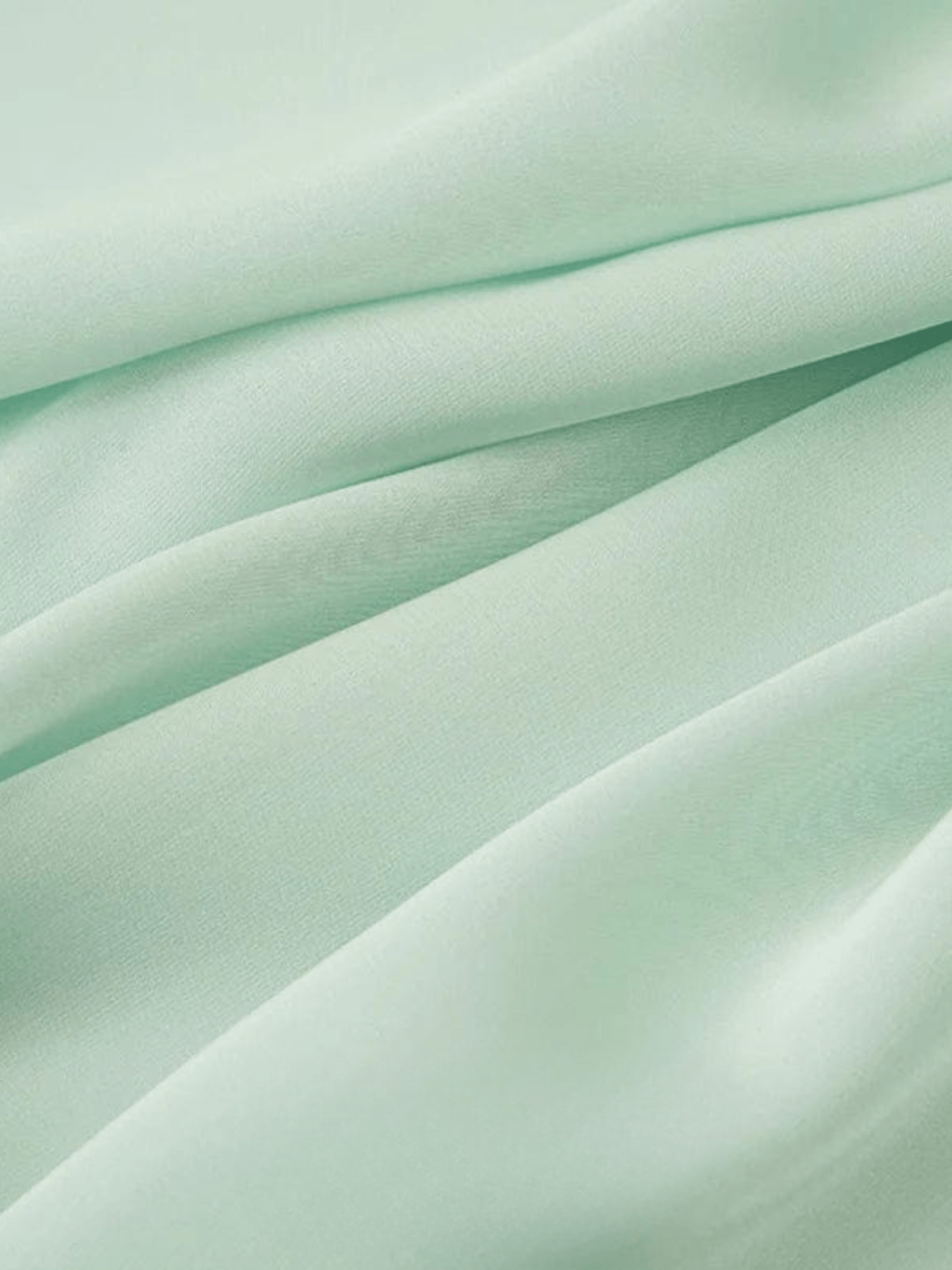 Tissu Mousseline Premium - Idéal Ponchos  Vert Clair / 0.5mX1.5m / 100% Polyester