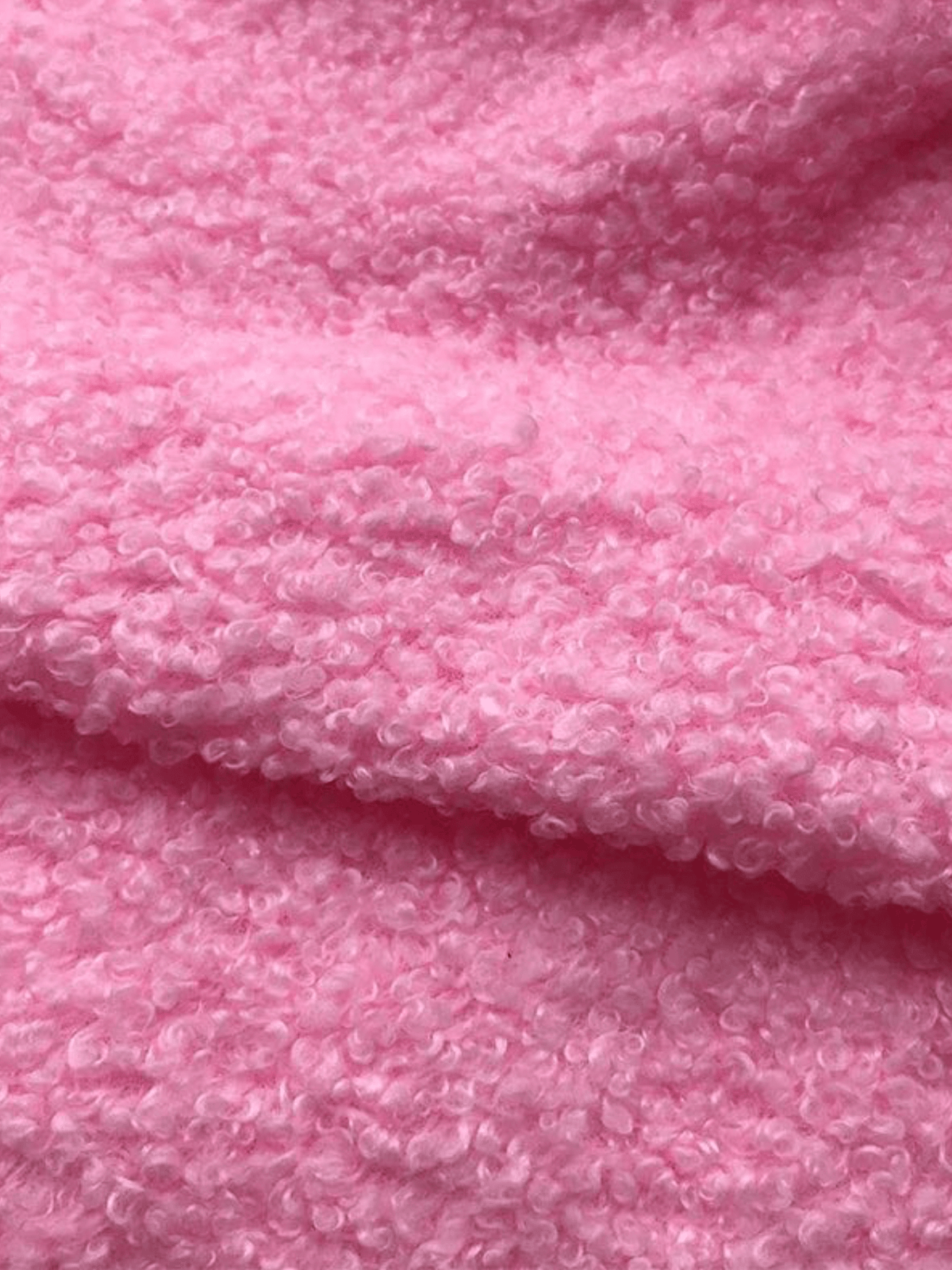 Tissu Polaire Teddy pour Ponchos  Poudre Barbie / 200cmX160cm / Tissu Polaire